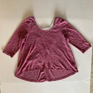 Aeropostale Pink Women’s High Low Blouse Size Medium